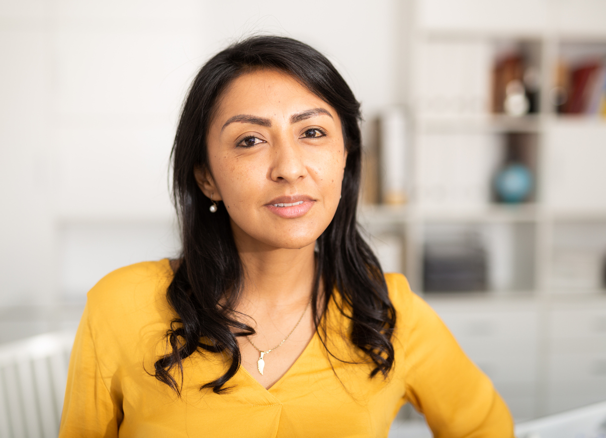 Portrait of Latin American woman